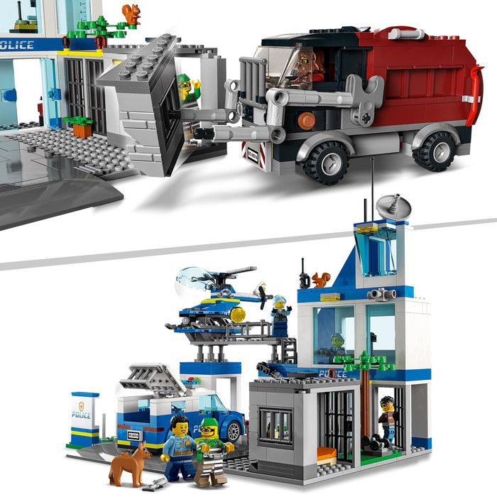 LEGO City Politiebureau 60316 product in gebruik