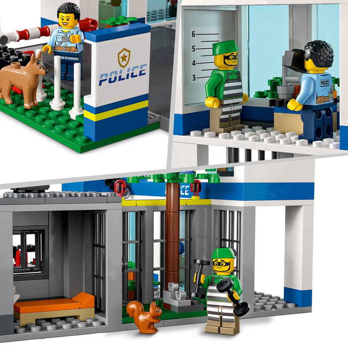 LEGO City Politiebureau 60316 product in gebruik