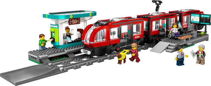 LEGO City Stadstram en Station 60423 Main Image
