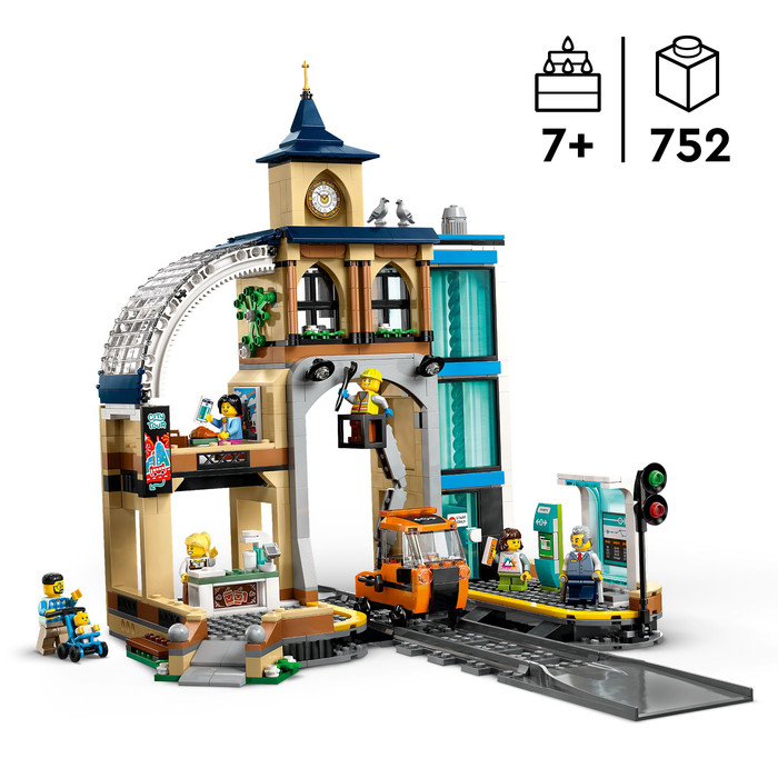 LEGO City Centraal Station 60469 product in gebruik