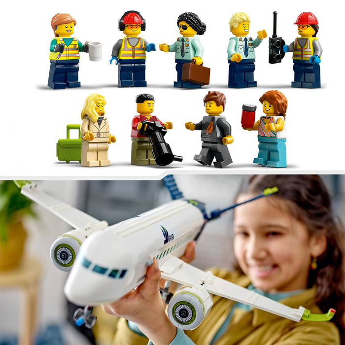 LEGO City Passagiersvliegtuig 60367 product in gebruik