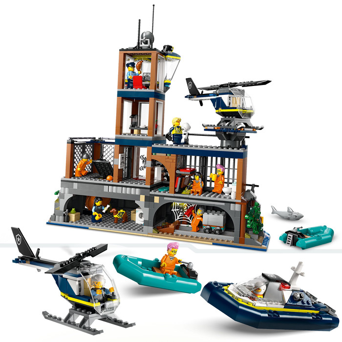 LEGO City Politiegevangeniseiland 60419 product in gebruik