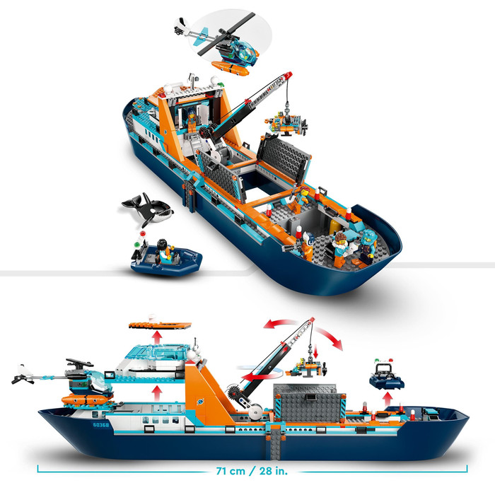LEGO City Arctic Explorer Ship 60368 product in use