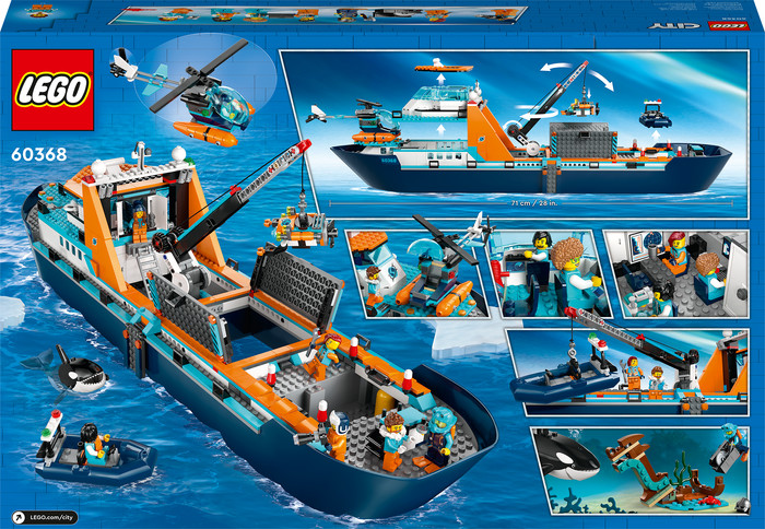 LEGO City Arctic Explorer Ship 60368 packaging