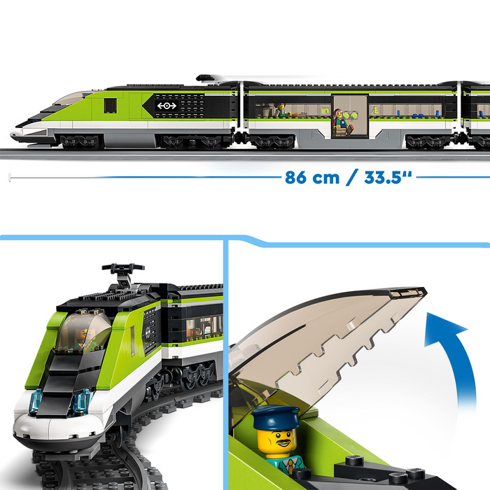LEGO City Passagierssneltrein 60337 product in gebruik