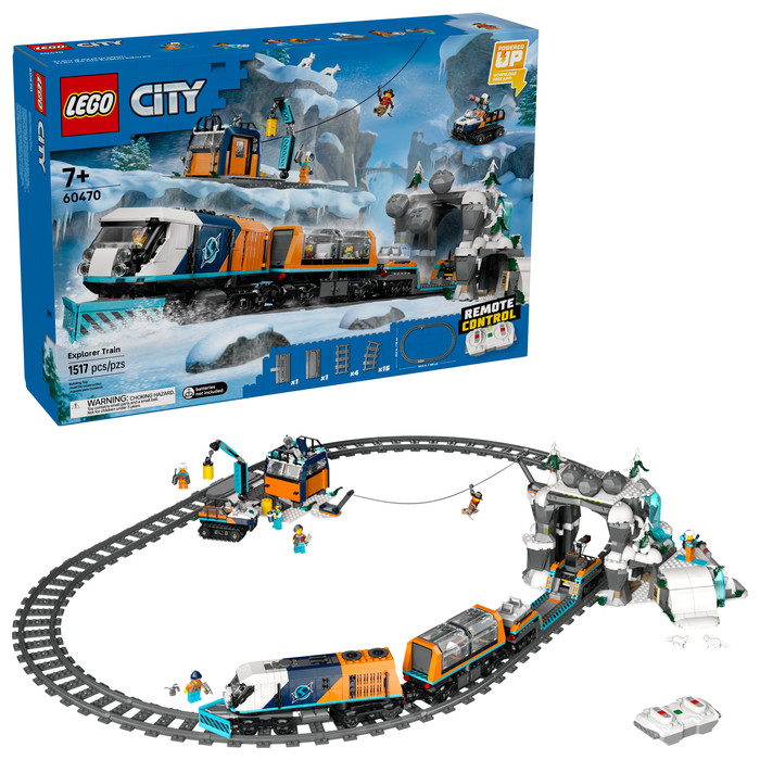 LEGO City Onderzoekstrein op de Noordpool 60470 rechterkant