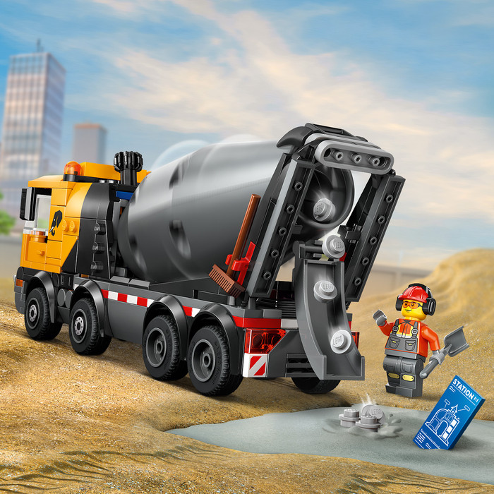 LEGO City Cement Mixer 60478 product in use