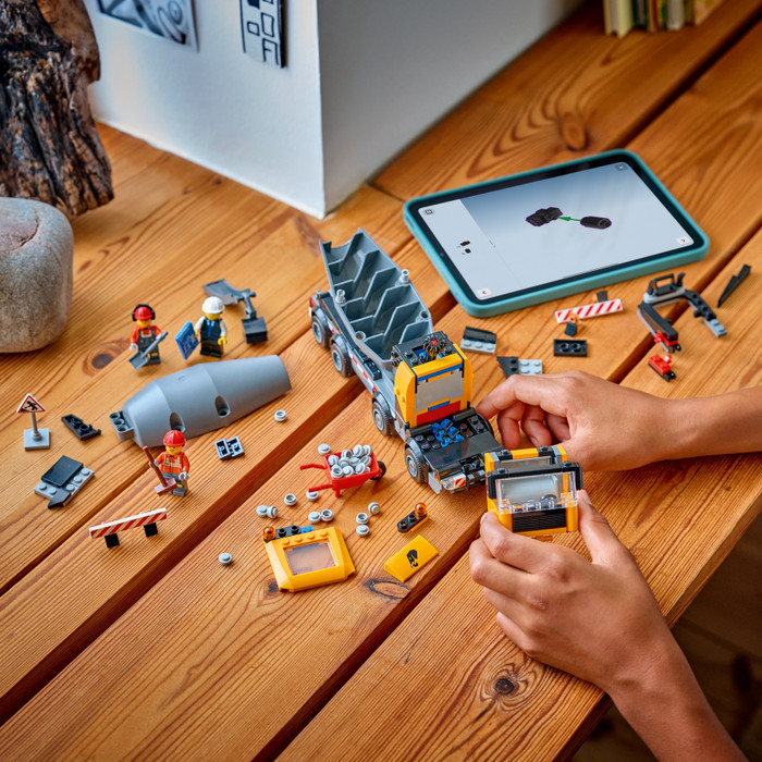 LEGO City Cement Mixer 60478 product in use