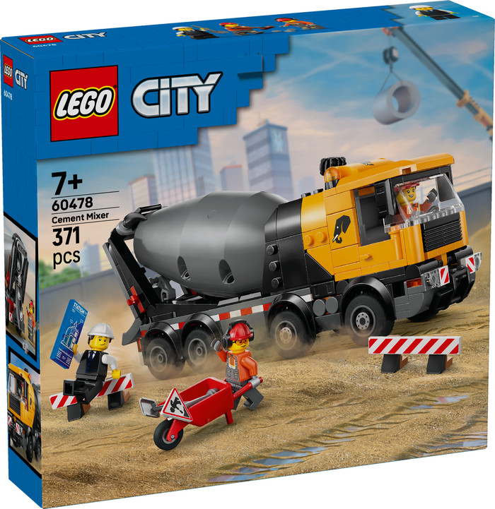 LEGO City Cement Mixer 60478 packaging