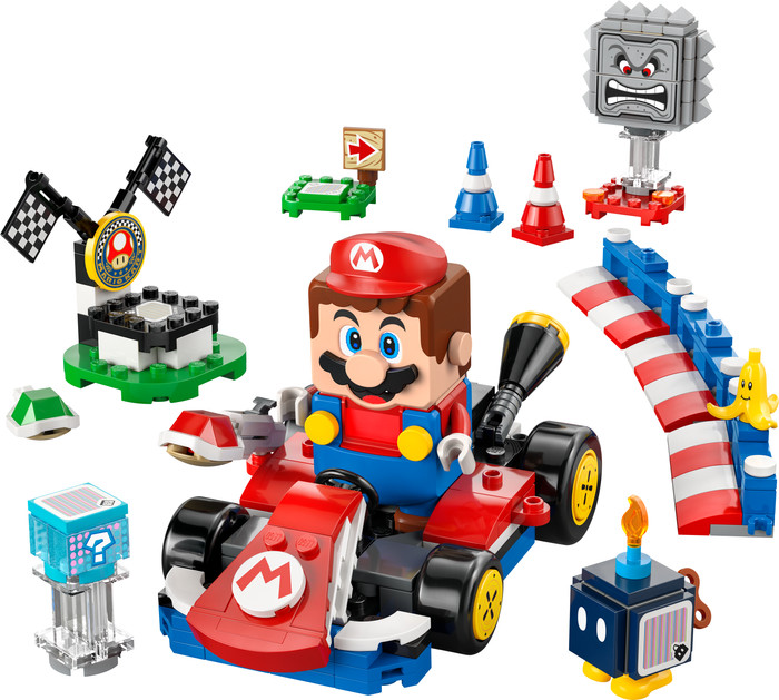 LEGO Super Mario Mario Kart interactieve Mario en standaardkart 72043 Main Image