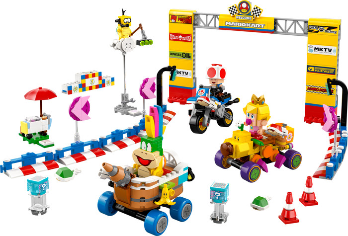 LEGO Super Mario: Mario Kart Baby Peach en Grand Prix set 72036 Main Image