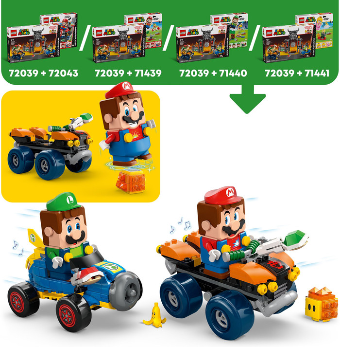 LEGO Super Mario: Mario Kart - Bowser's Castle 72039 product in use