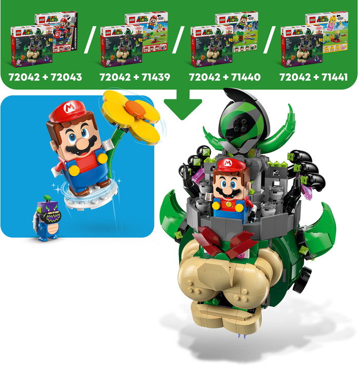 LEGO Super Mario Prince Florian and Castle Bowser 72042 product in use