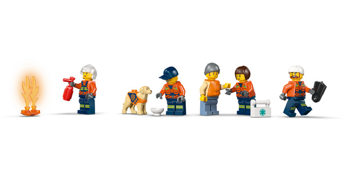 LEGO City Kustwacht Reddingsboot en Helikopter 60504 product in gebruik