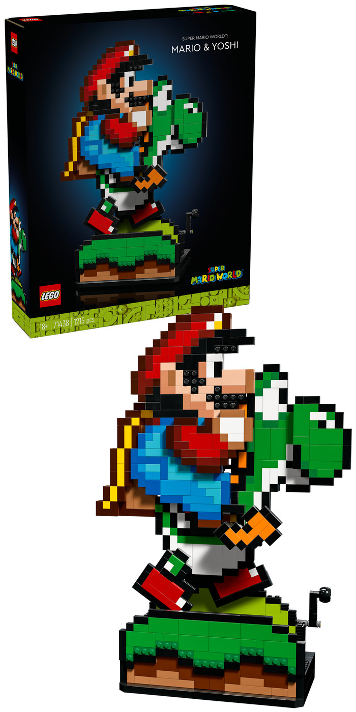 LEGO Super Mario World: Mario en Yoshi 71438 rechterkant