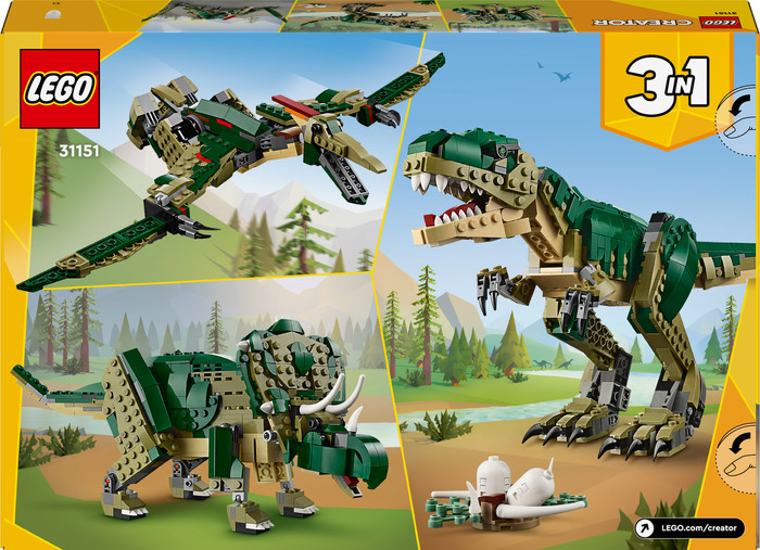 LEGO Creator 3-in-1 T. rex 31151 verpakking