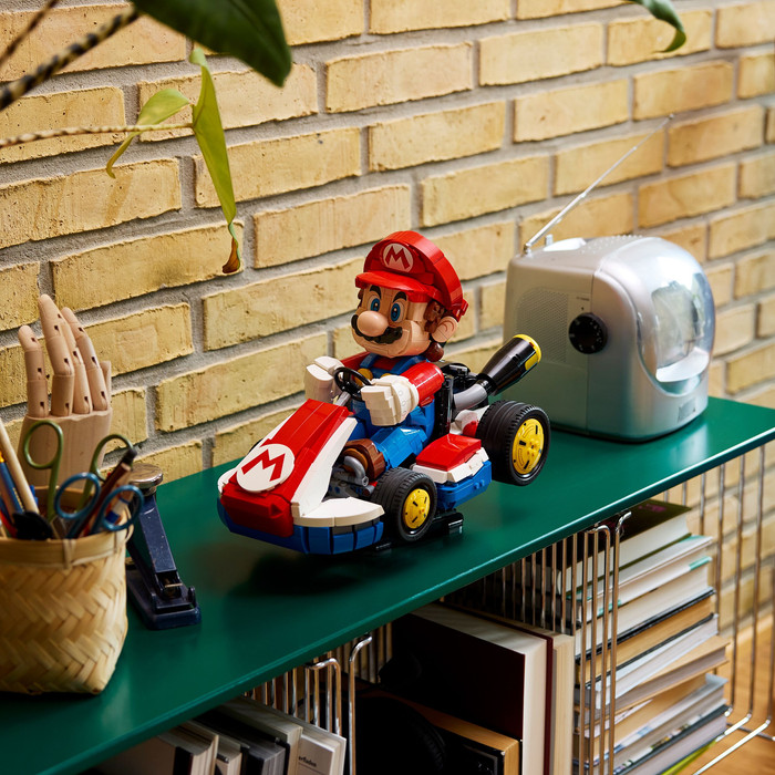LEGO Super Mario: Mario Kart Mario and Standard Kart 72037 product in use