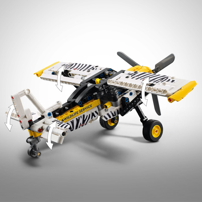 LEGO Technic junglevliegtuig 42198 product in gebruik