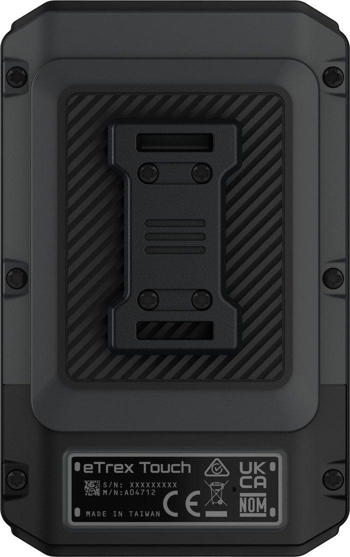 Garmin eTrex Touch back