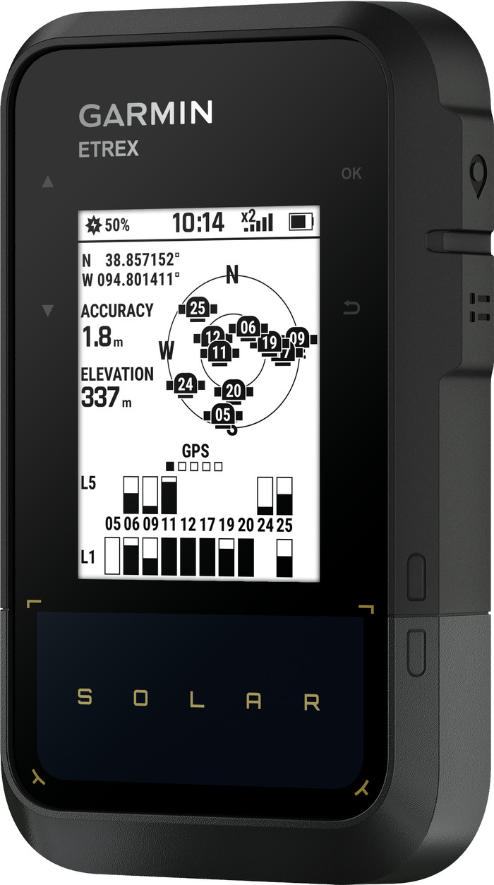 Garmin eTrex Solar rechterkant