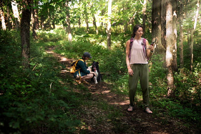 Garmin eTrex Solar product in gebruik