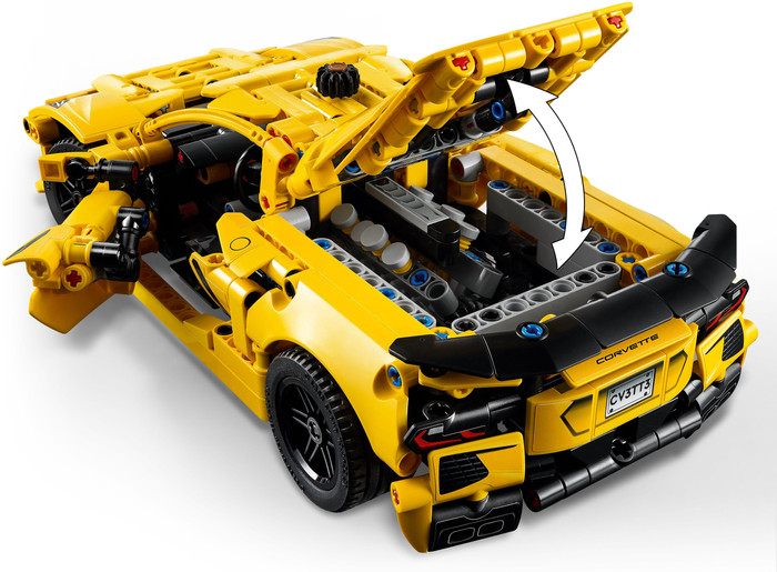 LEGO Technic Chevrolet Corvette Stingray 42205 product in gebruik