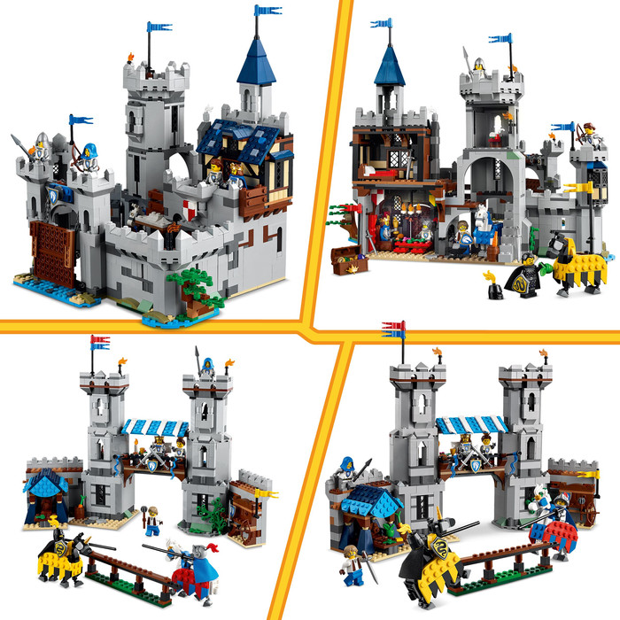LEGO Creator 3-in-1 Middeleeuws Kasteel met Ridders te Paard 31168 product in gebruik