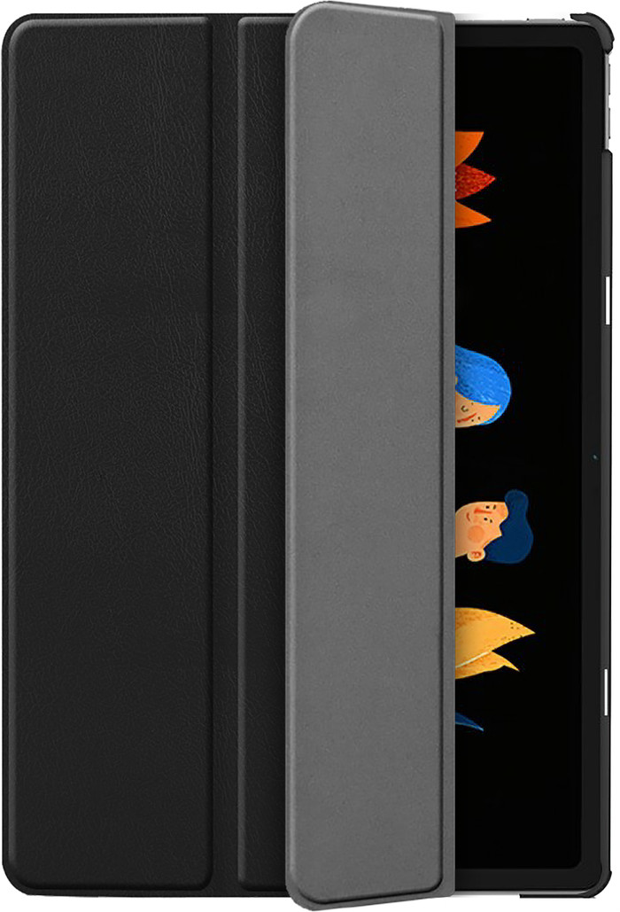 Just in Case Lenovo Idea Tab Plus Tri-Fold Book Case Black front