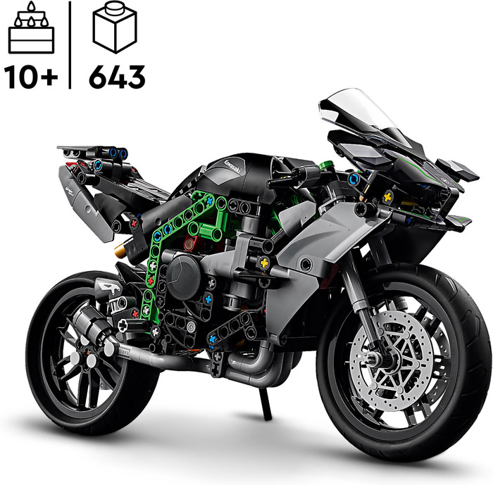 LEGO Technic Kawasaki Ninja H2R motor 42170 visual leverancier