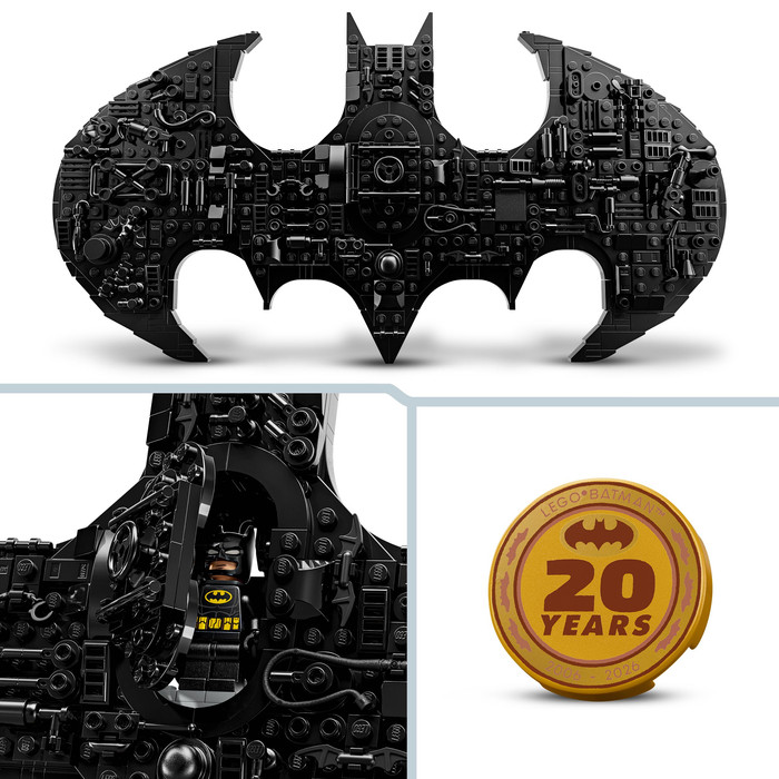 LEGO DC Batman Logo 76330 product in gebruik