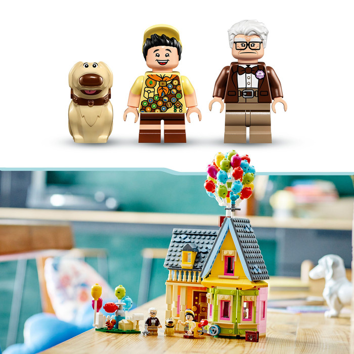 LEGO Disney huis uit de film 'Up' 43217 product in gebruik