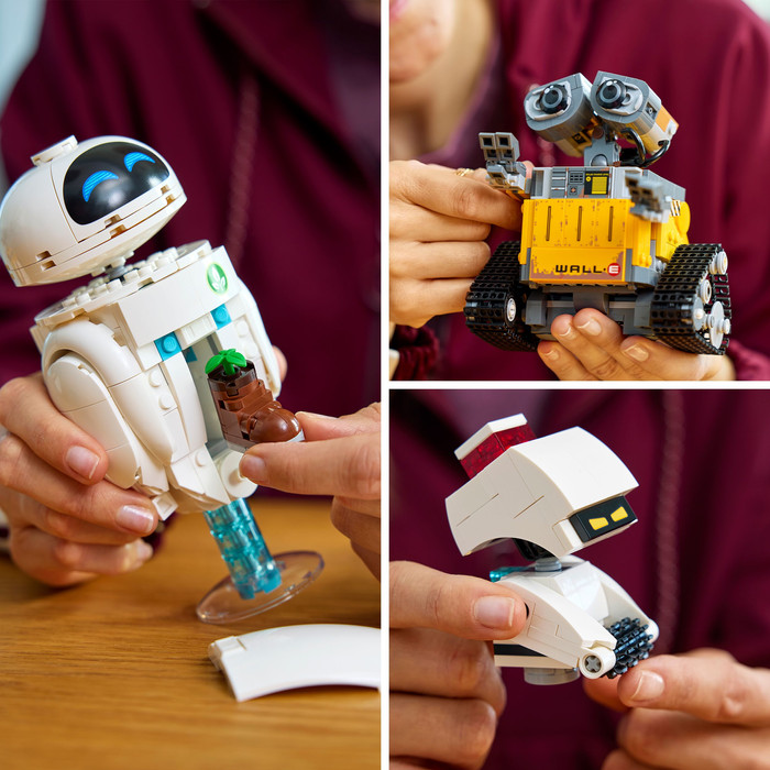 LEGO Disney Wall-E en EVE 43279 product in gebruik