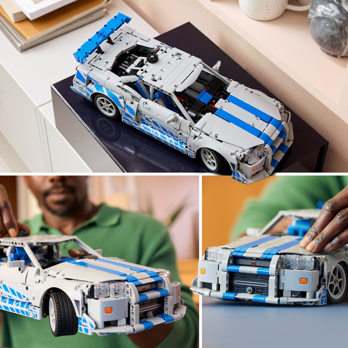 LEGO Technic 2 Fast 2 Furious Nissan Skyline GT-R (R34) auto 42210 product in gebruik