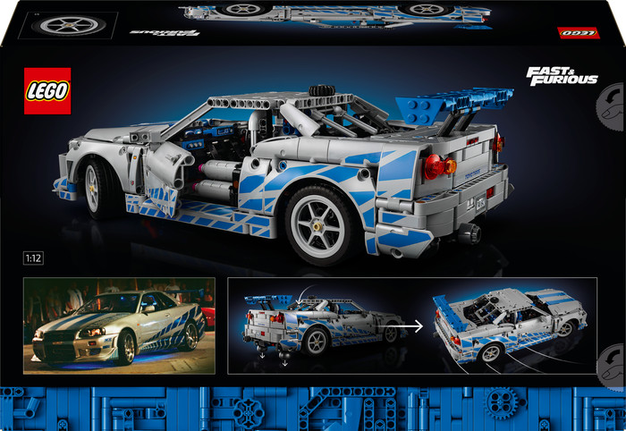 LEGO Technic 2 Fast 2 Furious Nissan Skyline GT-R (R34) auto 42210 verpakking