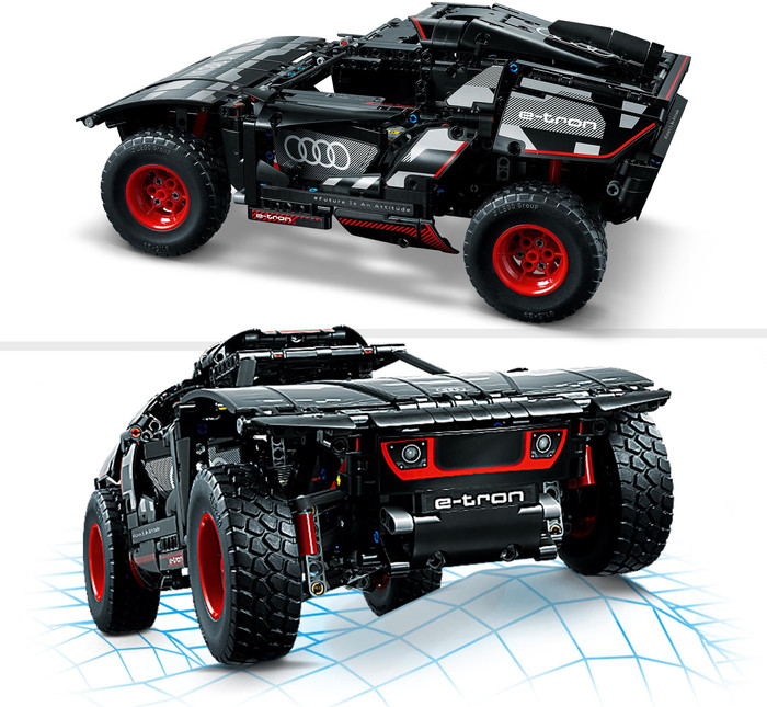 LEGO Technic Audi RS Q e-tron 42160 product in gebruik