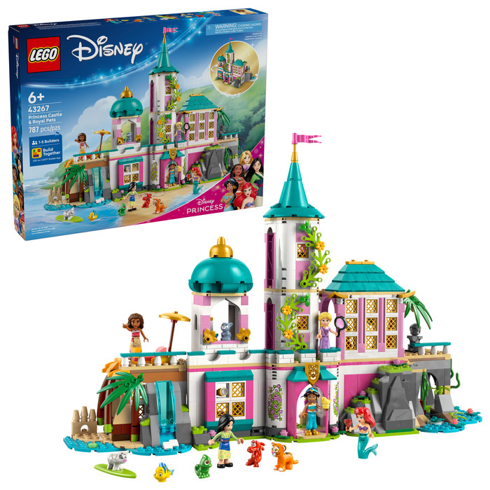 LEGO Disney Prinsessenkasteel en Koninklijke Huisdieren 43267 rechterkant