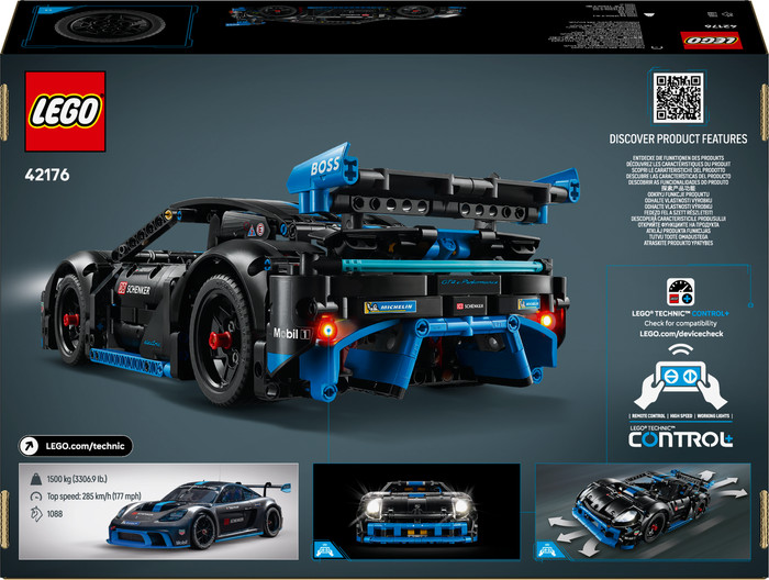 LEGO Technic Porsche GT4 e-Performance racewagen 42176 verpakking