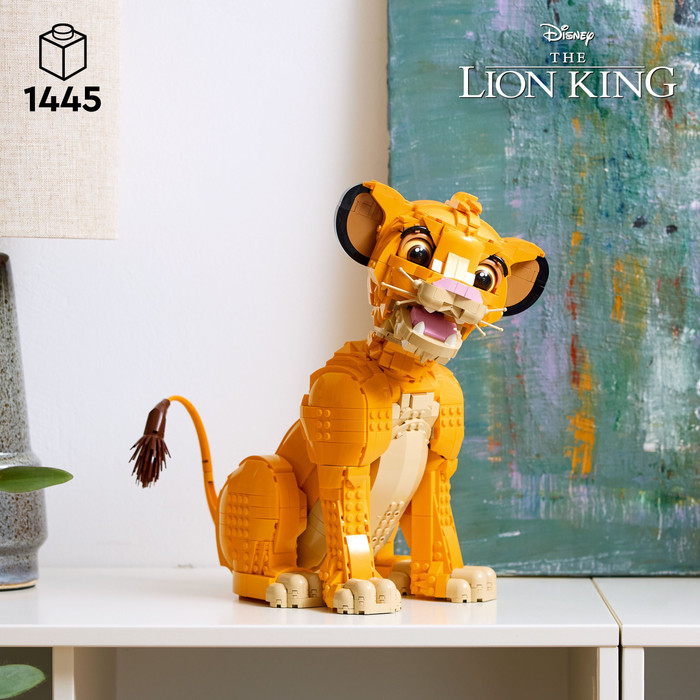 LEGO Disney jonge Simba de Leeuwenkoning 43247 product in gebruik