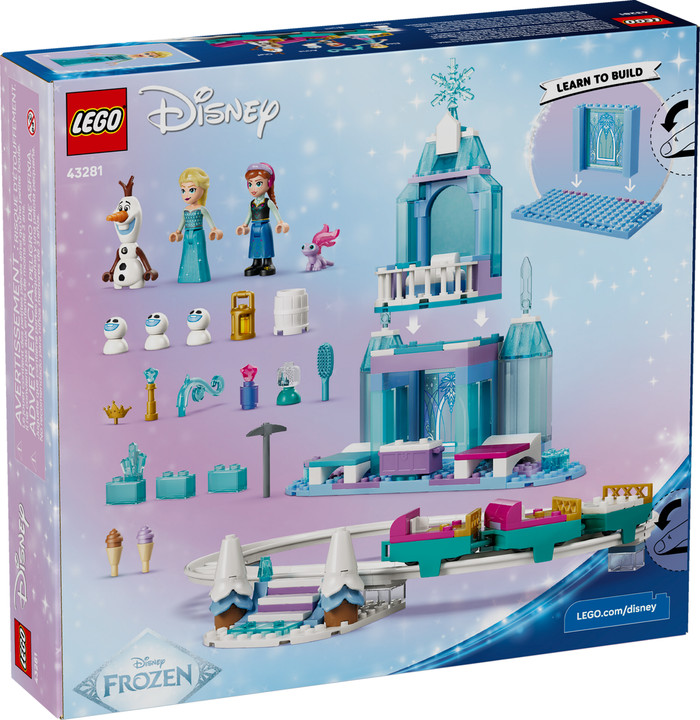 LEGO Disney Elsa's Ijskasteel en Sneeuwavontuur 43281 verpakking