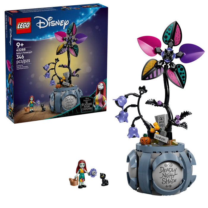 LEGO Disney Sally's Bloempot 43288 rechterkant
