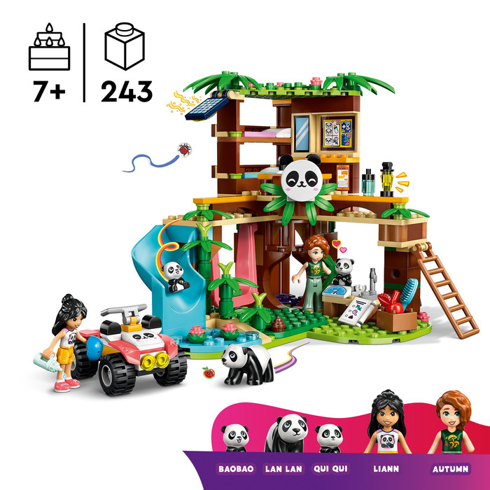 LEGO Friends de Pandaopvang 42648 product in gebruik