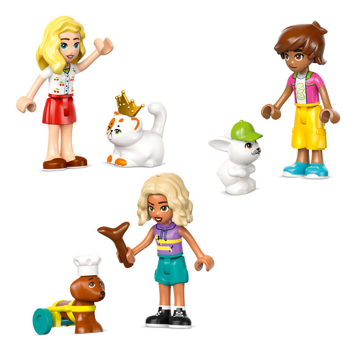 LEGO Friends Winkel met Dierenaccessoires 42650 product in gebruik