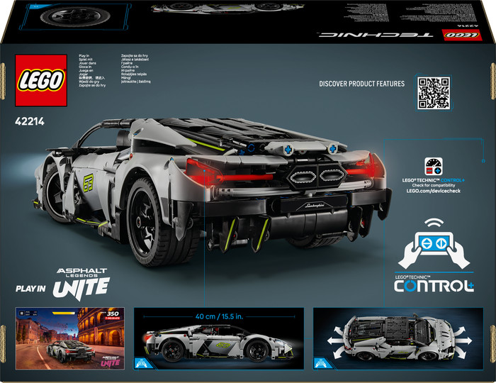 LEGO Technic Lamborghini Revuelto supersportwagen 42214 verpakking