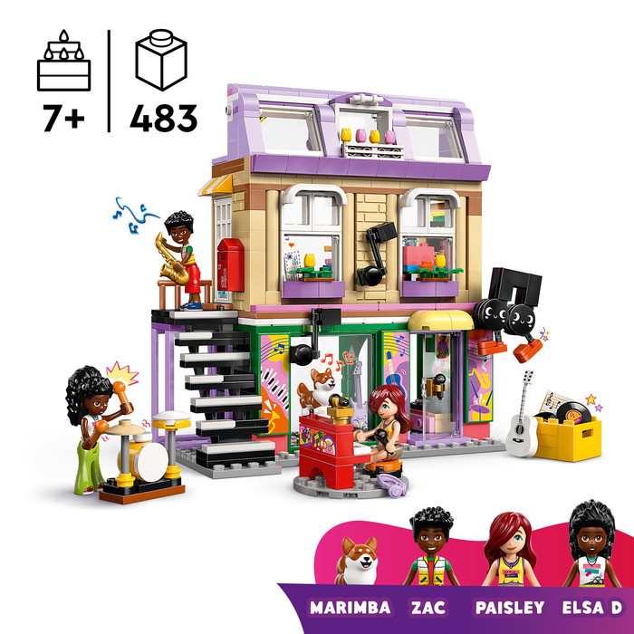 LEGO Friends Music Store and Apartment 42653 product in use