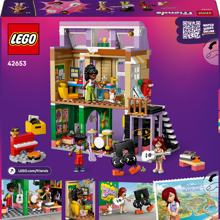 LEGO Friends Music Store and Apartment 42653 packaging