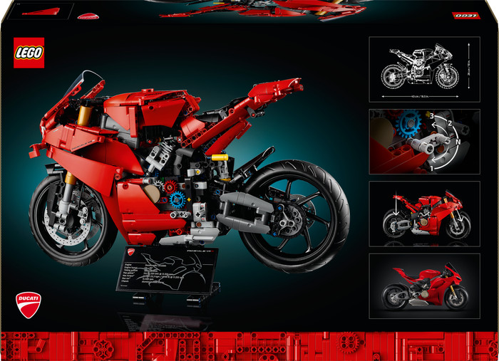LEGO Technic Ducati Panigale V4 S motor 42202 verpakking