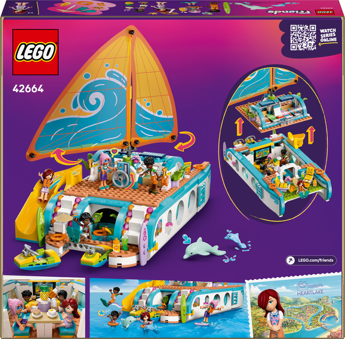 LEGO Friends Travel Boat Adventure 42664 packaging