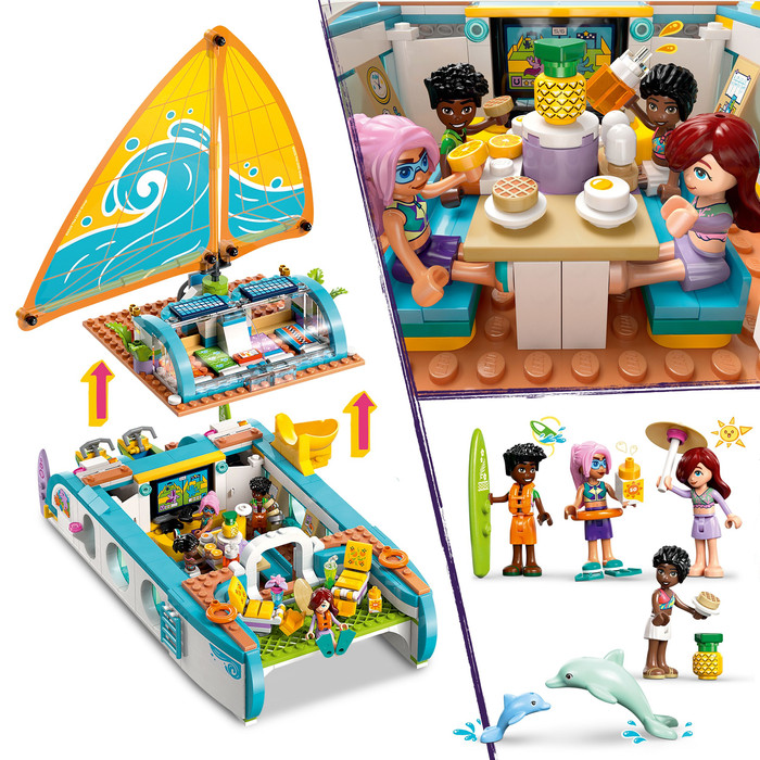 LEGO Friends Travel Boat Adventure 42664 product in use