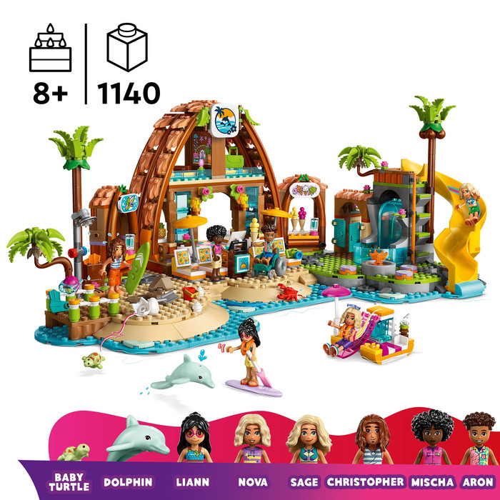 LEGO Friends Family Vacation Beach Resort 42673 product in use