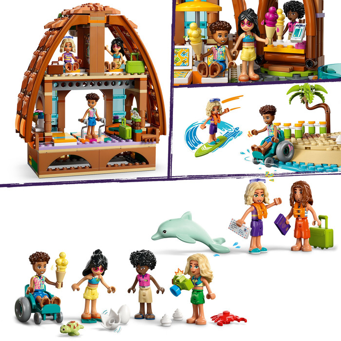 LEGO Friends Family Vacation Beach Resort 42673 product in use